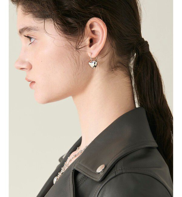 GRACE CONTINENTAL「モチーフハートピアス」|ピアス|