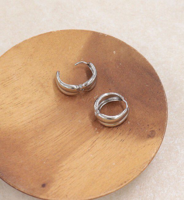 fredy emue「シンメラインワンタッチピアス」|ピアス|シルバー
