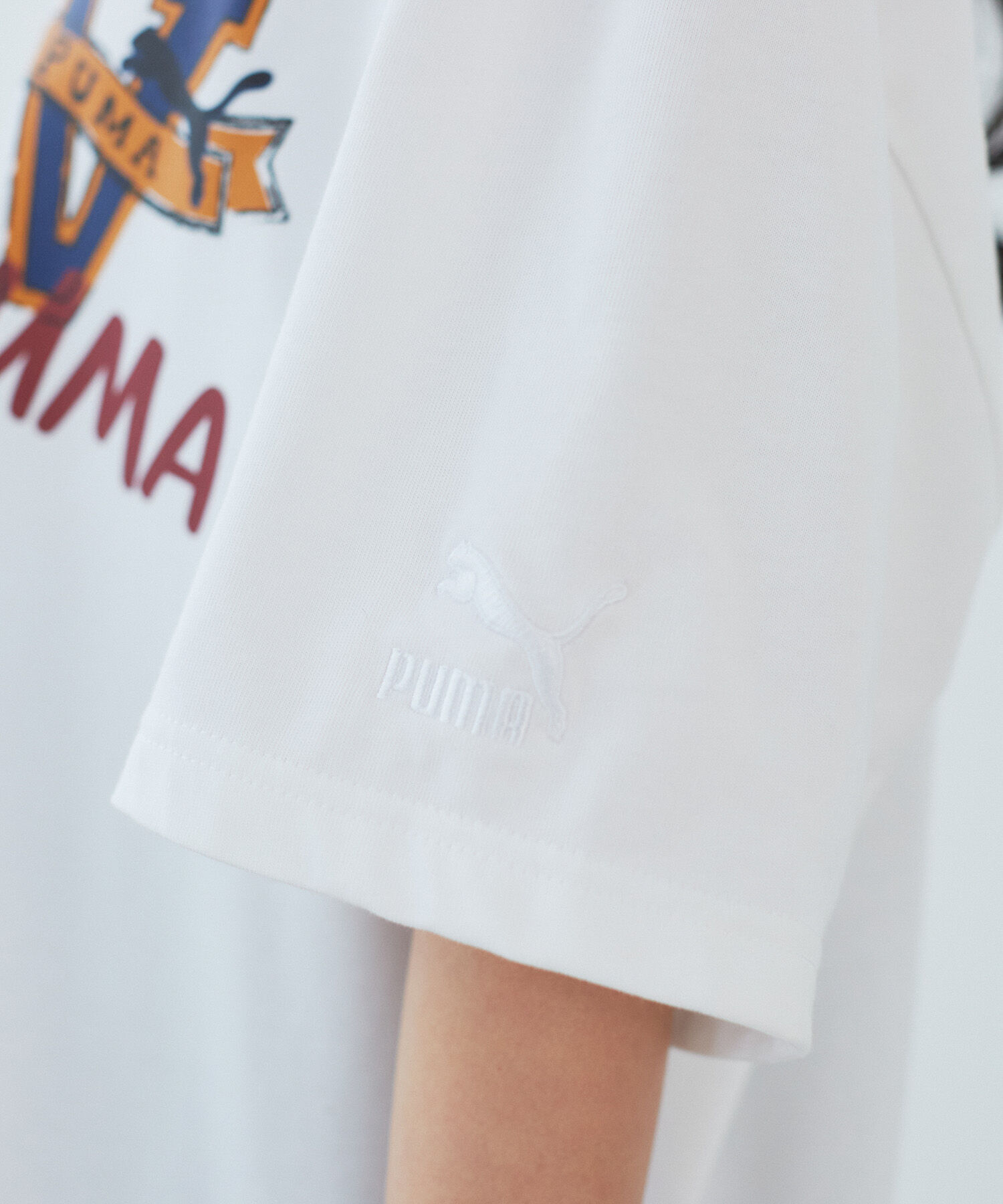 VIS「【PUMA】VIS別注 オリジナルロゴオーバーサイズTシャツ」|Tシャツ・カットソー|