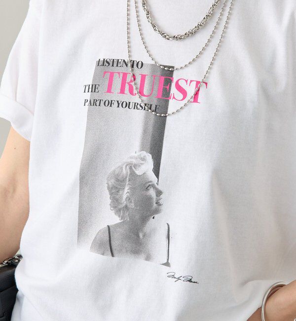  「【目を惹く大人のフォトTee】MarilynフォトTee」|Tシャツ・カットソー|