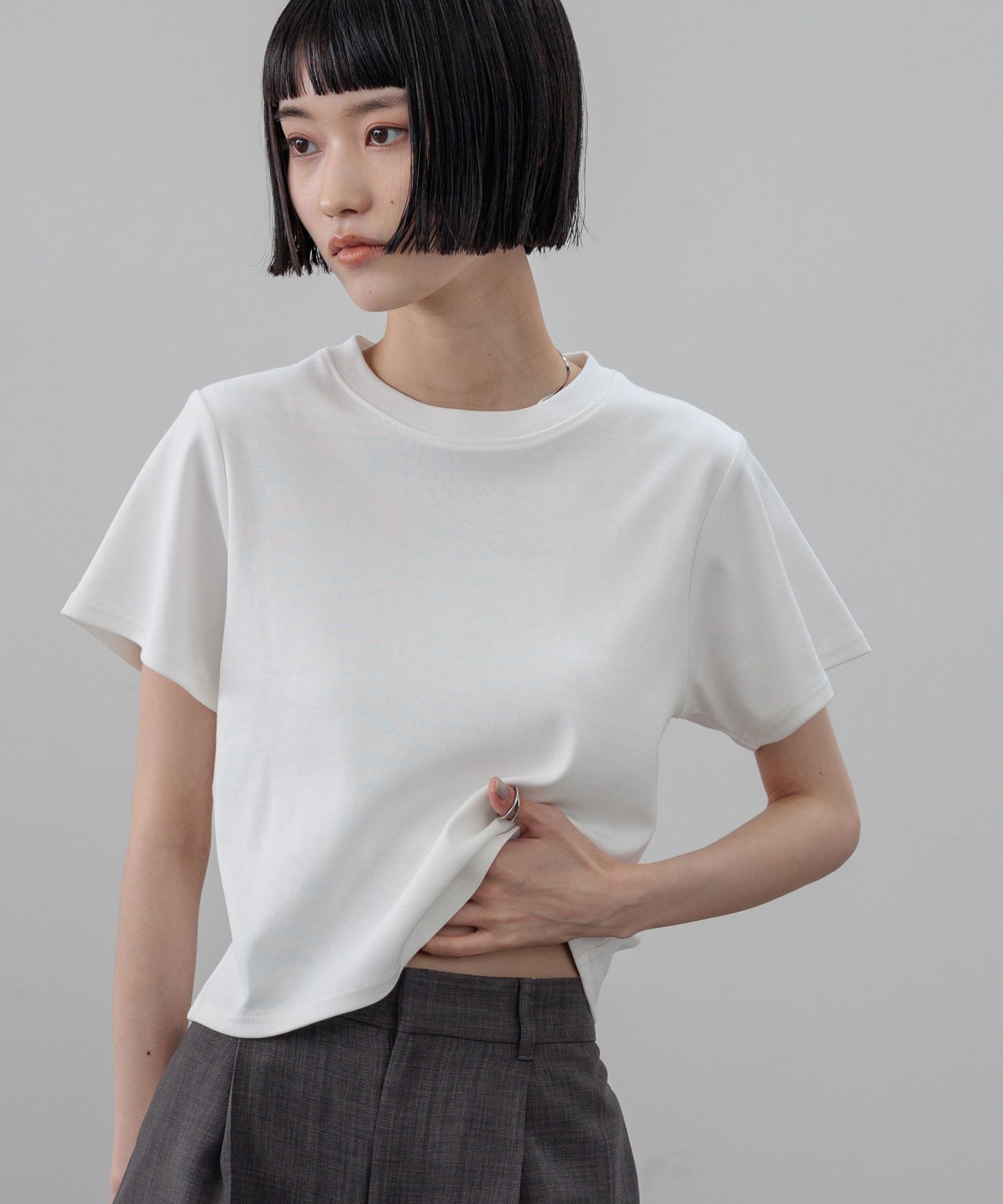 LOWRYS FARM「フライスチビＴＥＥ」|Tシャツ・カットソー|