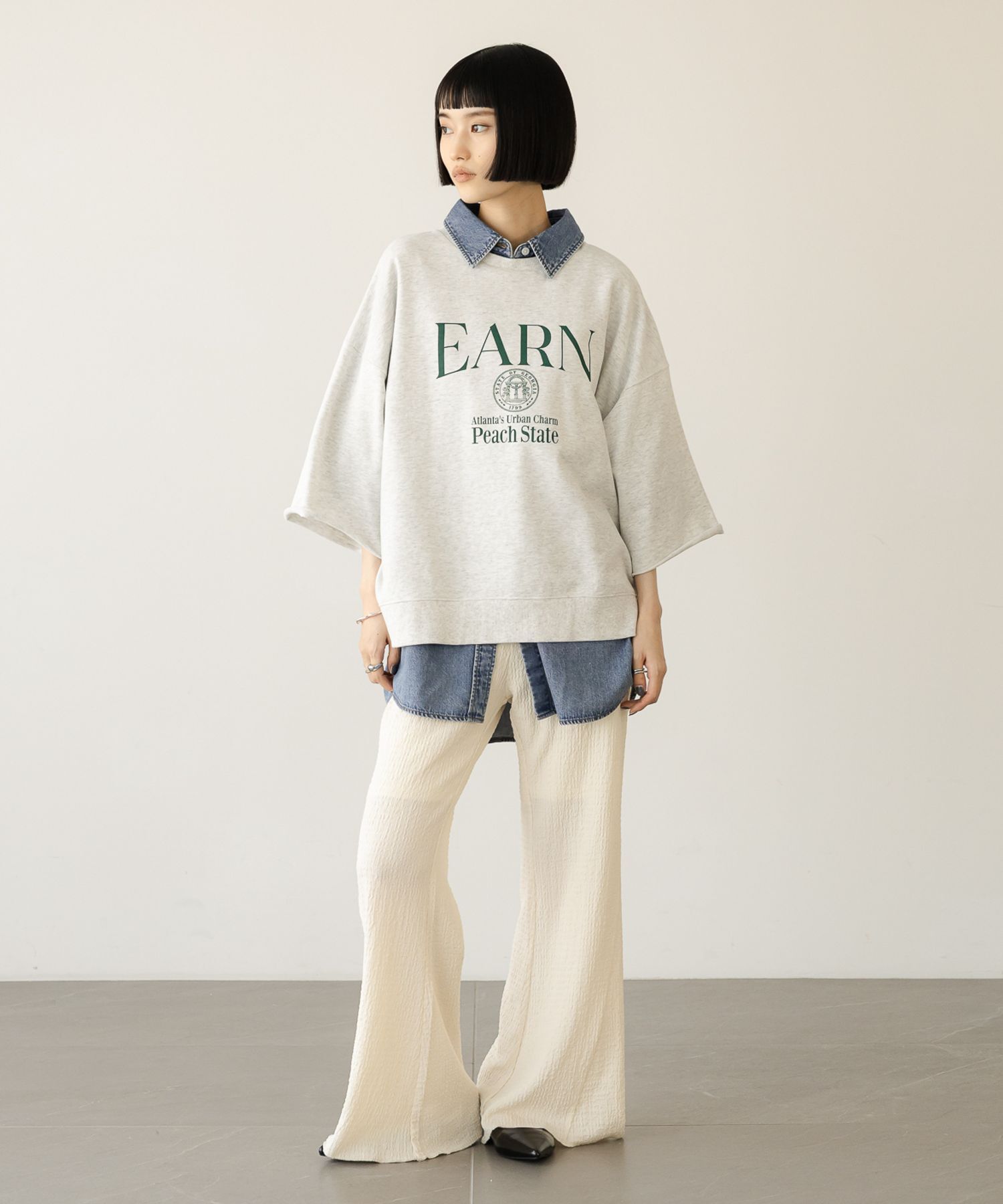 LOWRYS FARM「 ミニウラケロゴ６Ｓ」|Tシャツ・カットソー|
