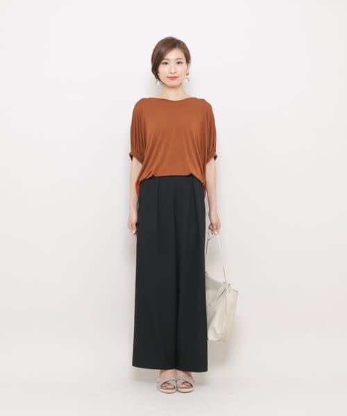 SENSE OF PLACE by URBAN RESEARCH「バックドレープT(ノースリーブ)」|Tシャツ・カットソー|