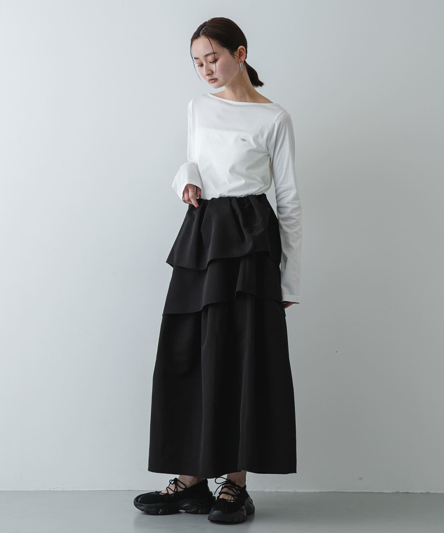 SENSE OF PLACE by URBAN RESEARCH「ストレートボートネックシアーTシャツ」|Tシャツ・カットソー|