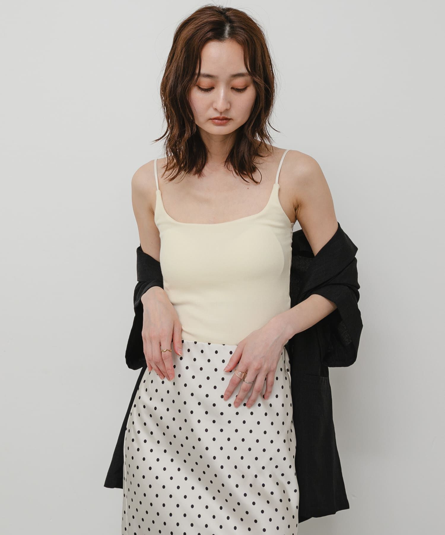 SENSE OF PLACE by URBAN RESEARCH「『WEB/一部店舗限定』バックレースカップ付きキャミソール」|キャミソール|
