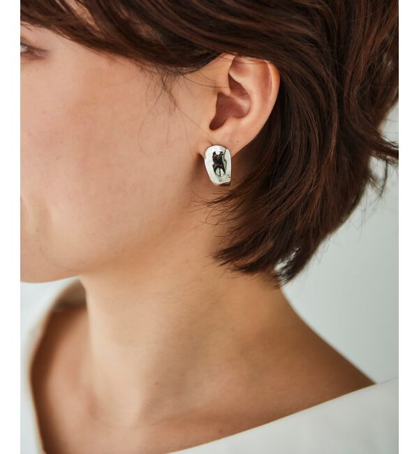 le.coeur blanc「ニュアンスドロップピアス」|ピアス|
