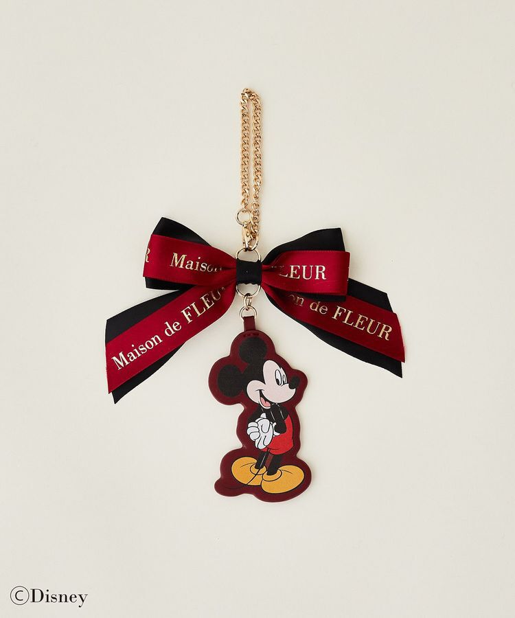 Maison de FLEUR「Mickey Mouse/リボンチャーム」|その他|ブラック