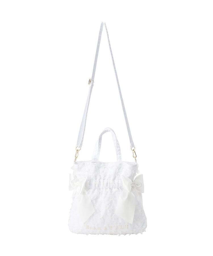 Maison de FLEUR「レースダブルリボン2Wayトートバッグ」|トートバッグ|