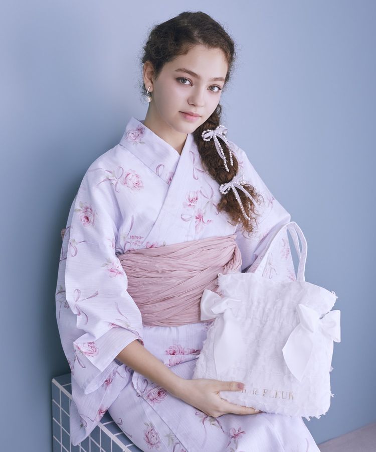 Maison de FLEUR「レースダブルリボン2Wayトートバッグ」|トートバッグ|