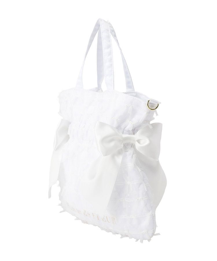 Maison de FLEUR「レースダブルリボン2Wayトートバッグ」|トートバッグ|