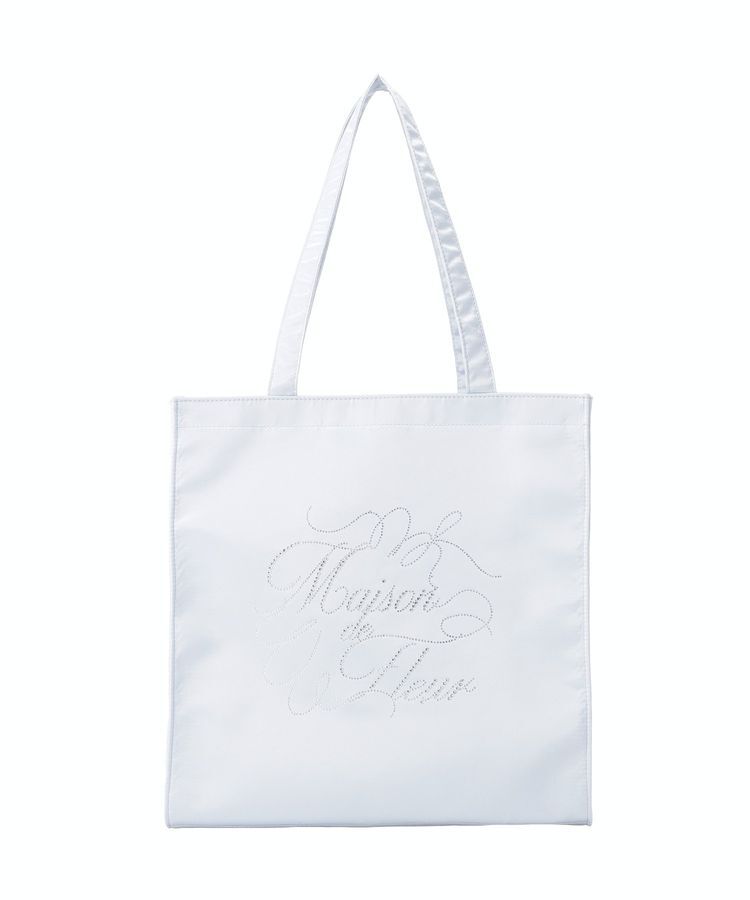 Maison de FLEUR「サテンラインストーントートバッグ」|トートバッグ|