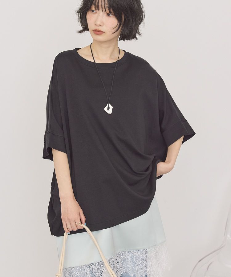AMERICAN HOLIC「【接触冷感】異素材コクーンプルオーバー」|Tシャツ・カットソー|