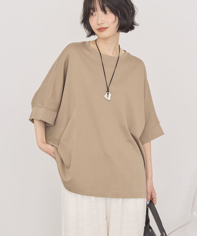 AMERICAN HOLIC「【接触冷感】異素材コクーンプルオーバー」|Tシャツ・カットソー|