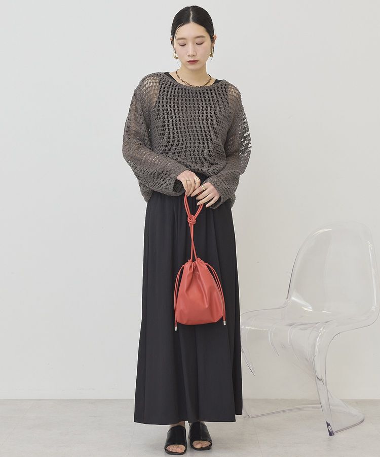 AMERICAN HOLIC「【接触冷感・UVカット】【選べる丈】ギャザースカーチョ【WEB限定カラー有り】」|その他|