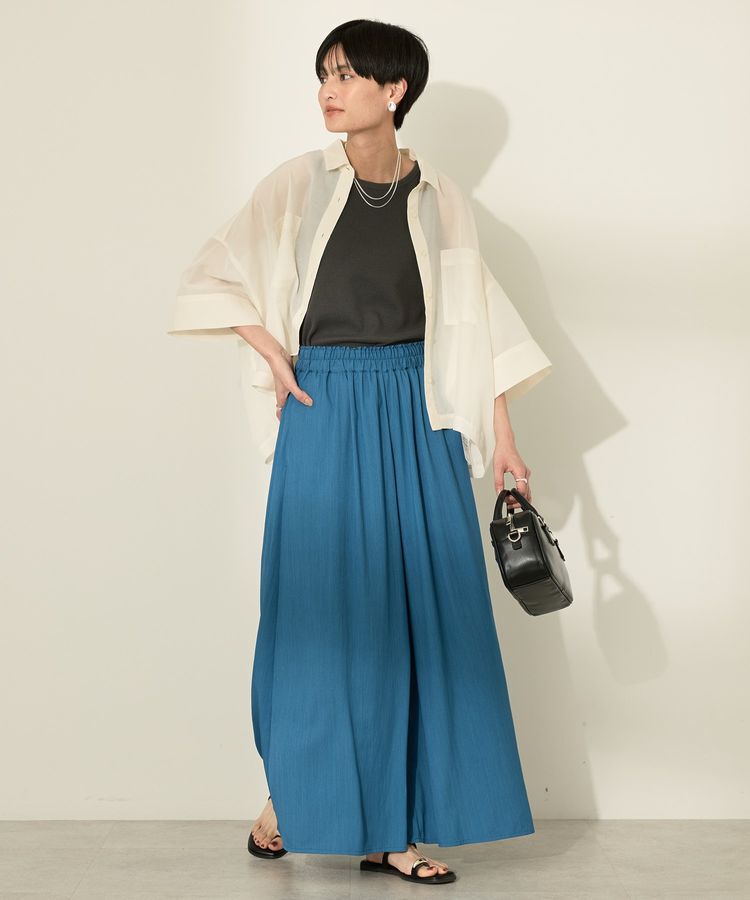 AMERICAN HOLIC「【接触冷感・UVカット】【選べる丈】ギャザースカーチョ【WEB限定カラー有り】」|その他|