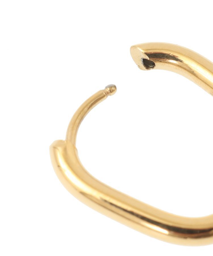 YECCA VECCA「ステンレスワンタッチフープピアス」|ピアス|