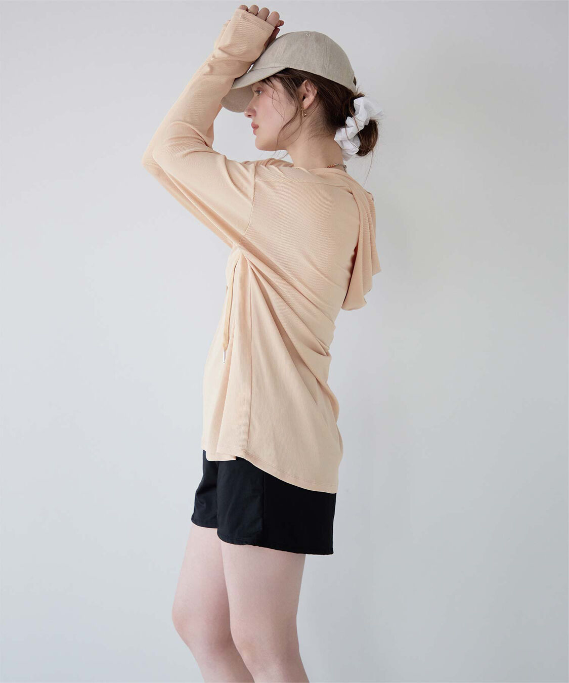 SEA DRESS「オーバーシルエットラッシュパーカープルオーバー」|ビキニトップス|