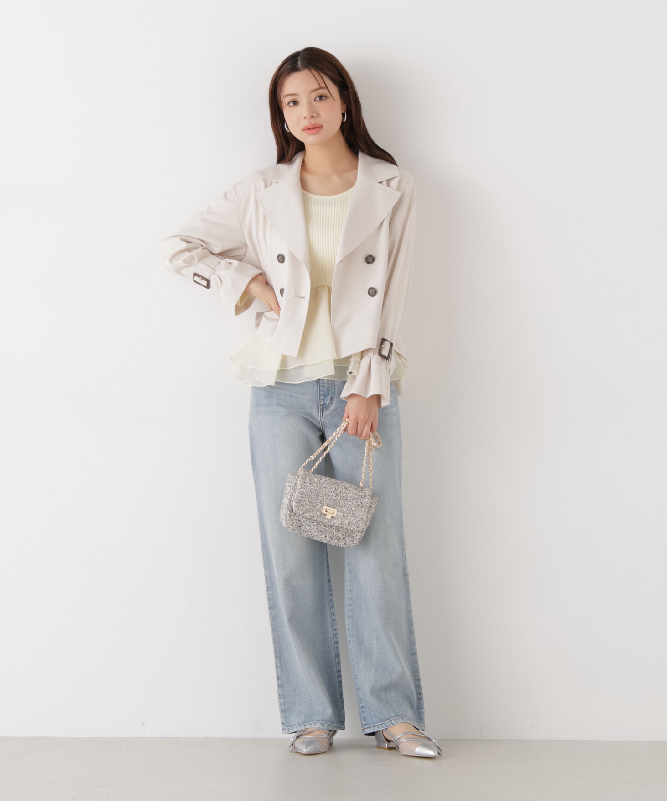 PROPORTION BODY DRESSING「〈a/mie〉テンセルストレートデニムパンツ　26SS」|その他|