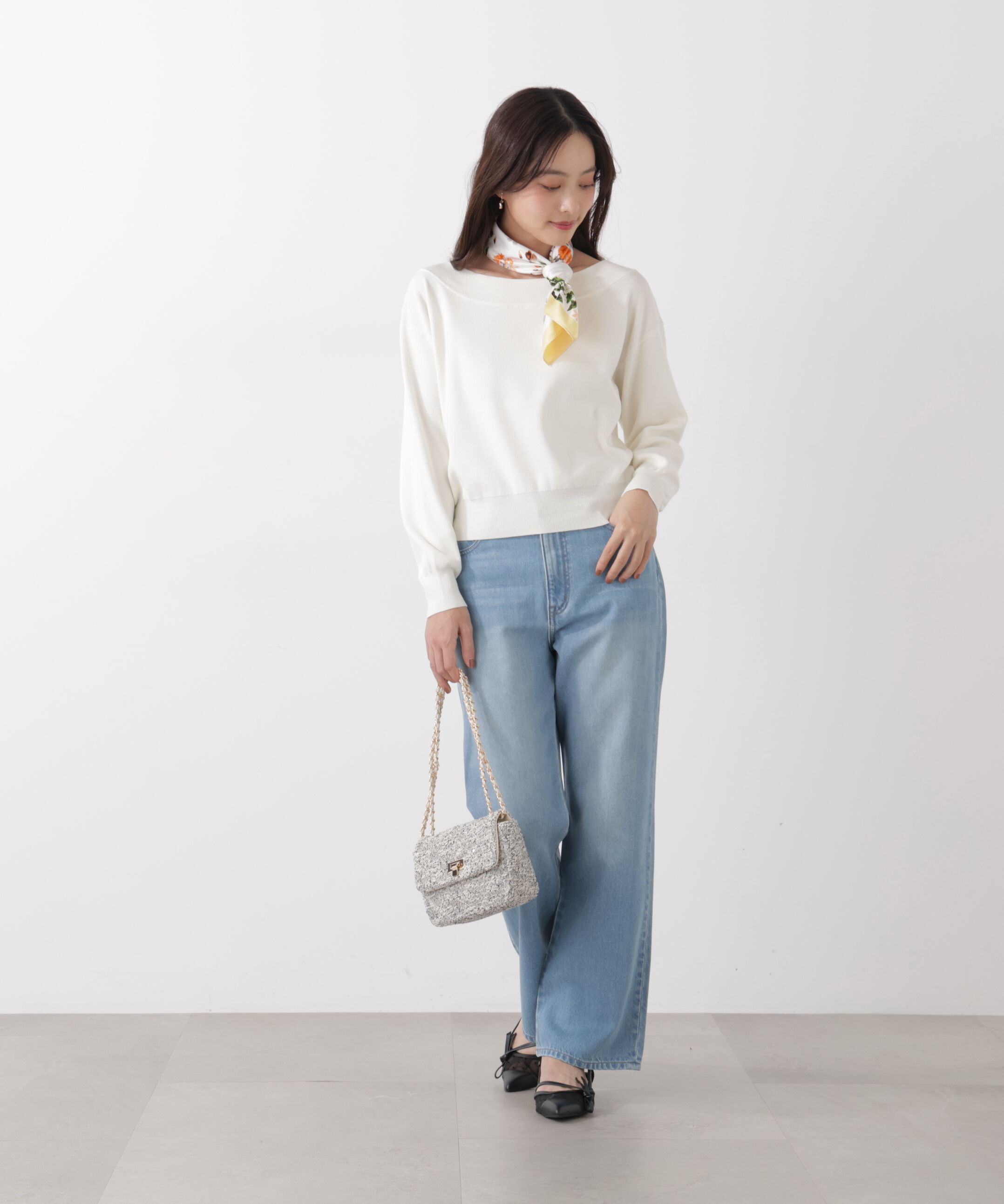PROPORTION BODY DRESSING「〈a/mie〉テンセルストレートデニムパンツ　26SS」|その他|