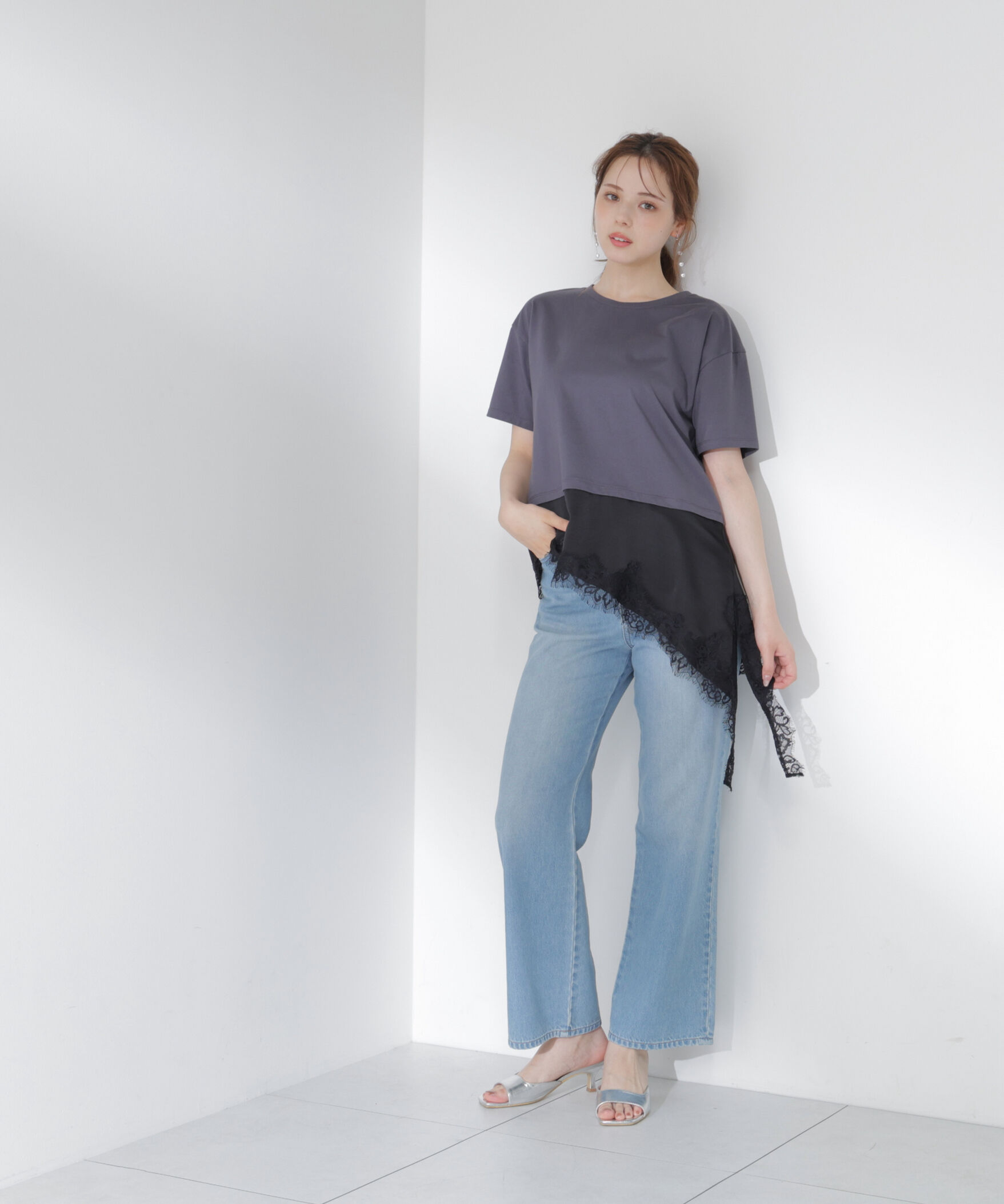 PROPORTION BODY DRESSING「〈a/mie〉テンセルストレートデニムパンツ　26SS」|その他|