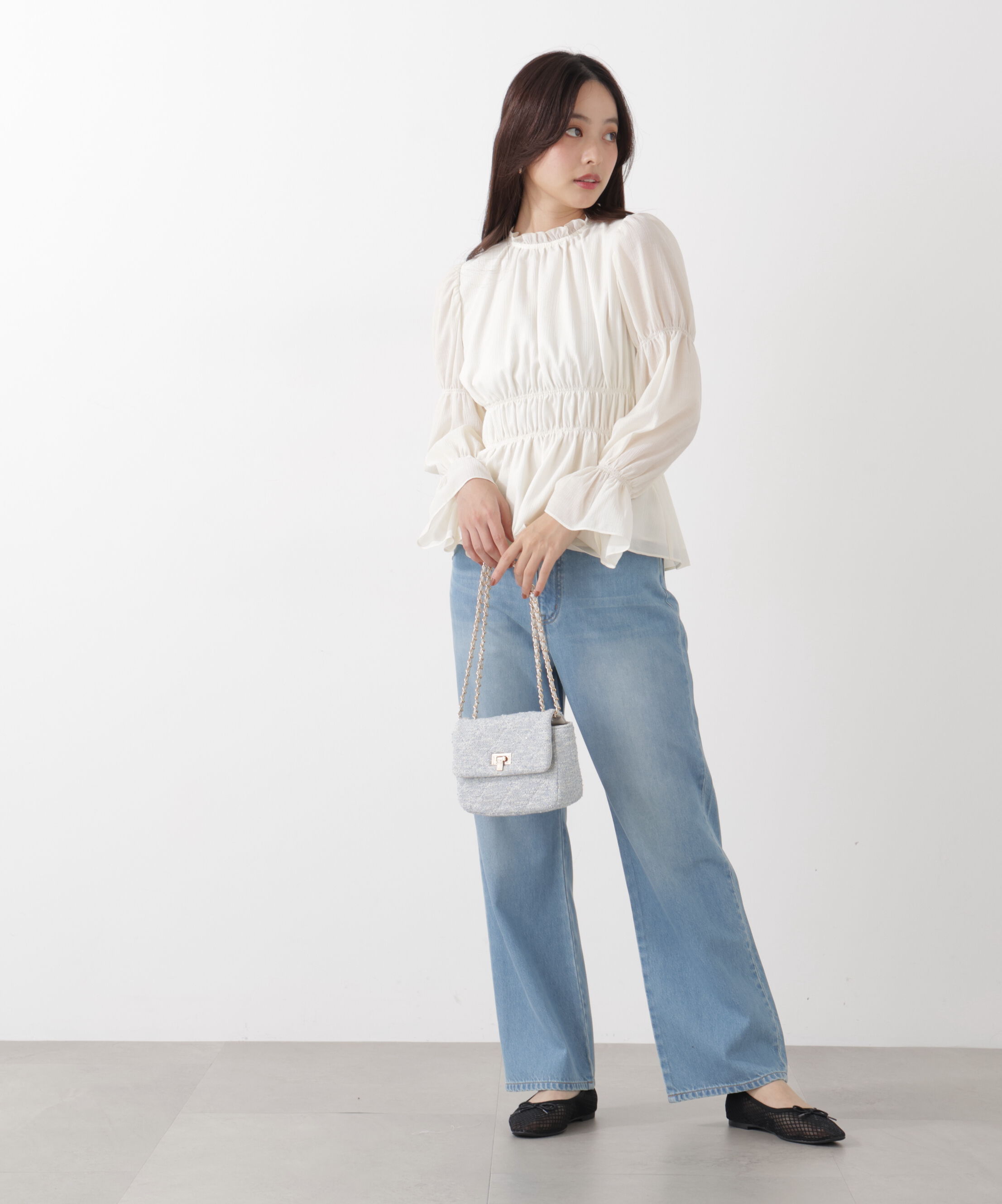 PROPORTION BODY DRESSING「〈a/mie〉テンセルストレートデニムパンツ　26SS」|その他|