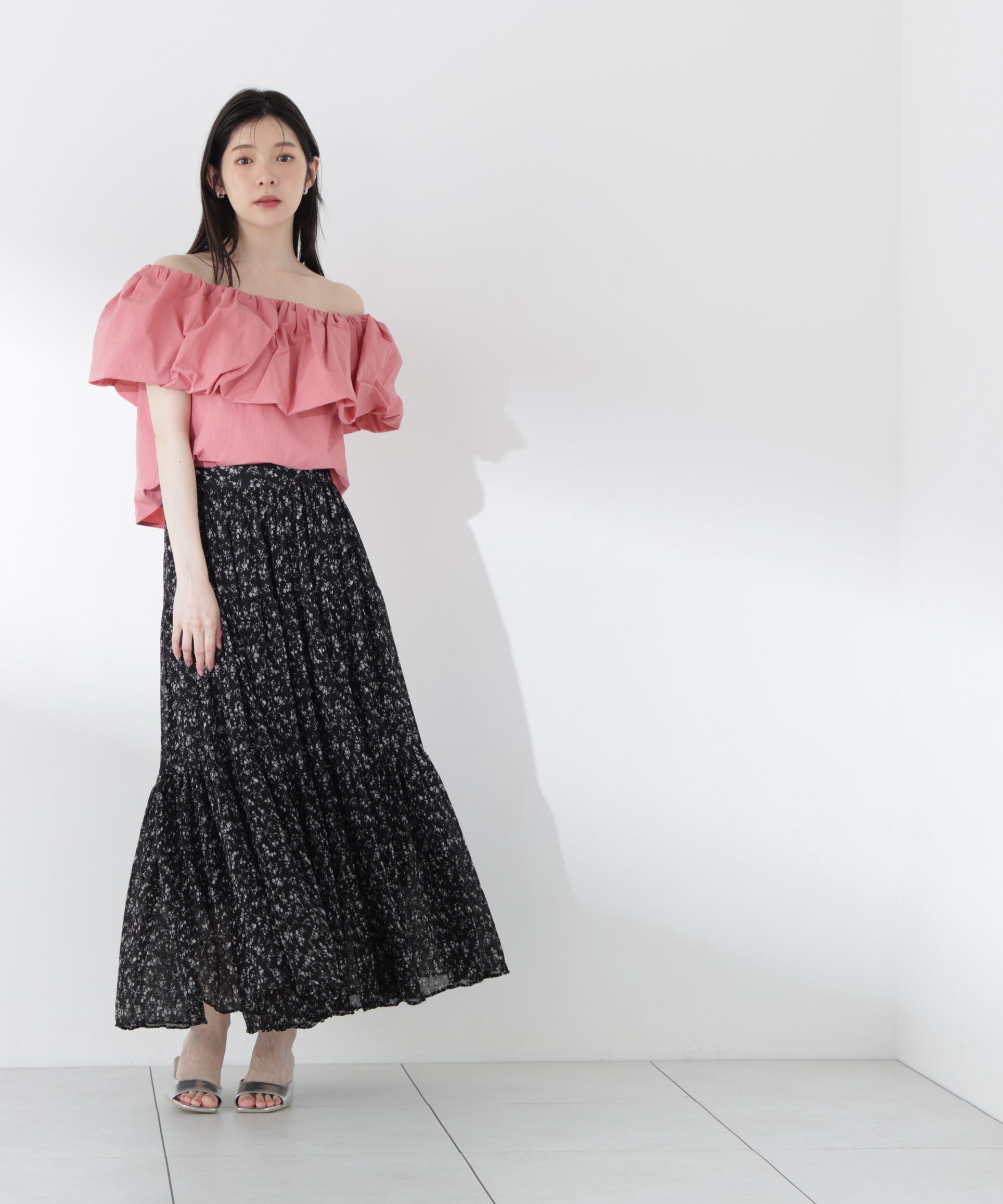 PROPORTION BODY DRESSING「小花プリーツロングスカート26SS」|スカート|