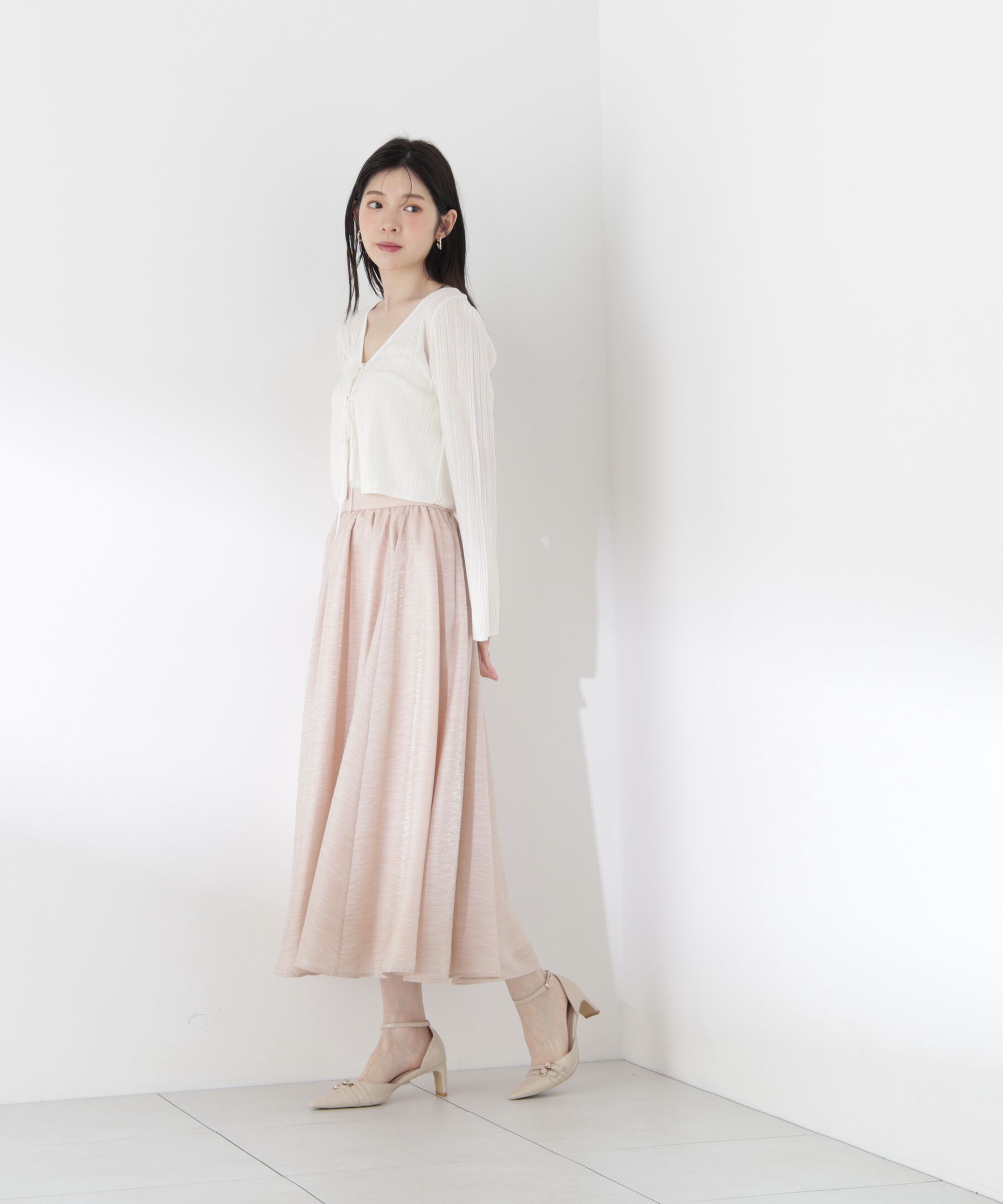 PROPORTION BODY DRESSING「ニュアンスサテンシャイニースカート」|スカート|