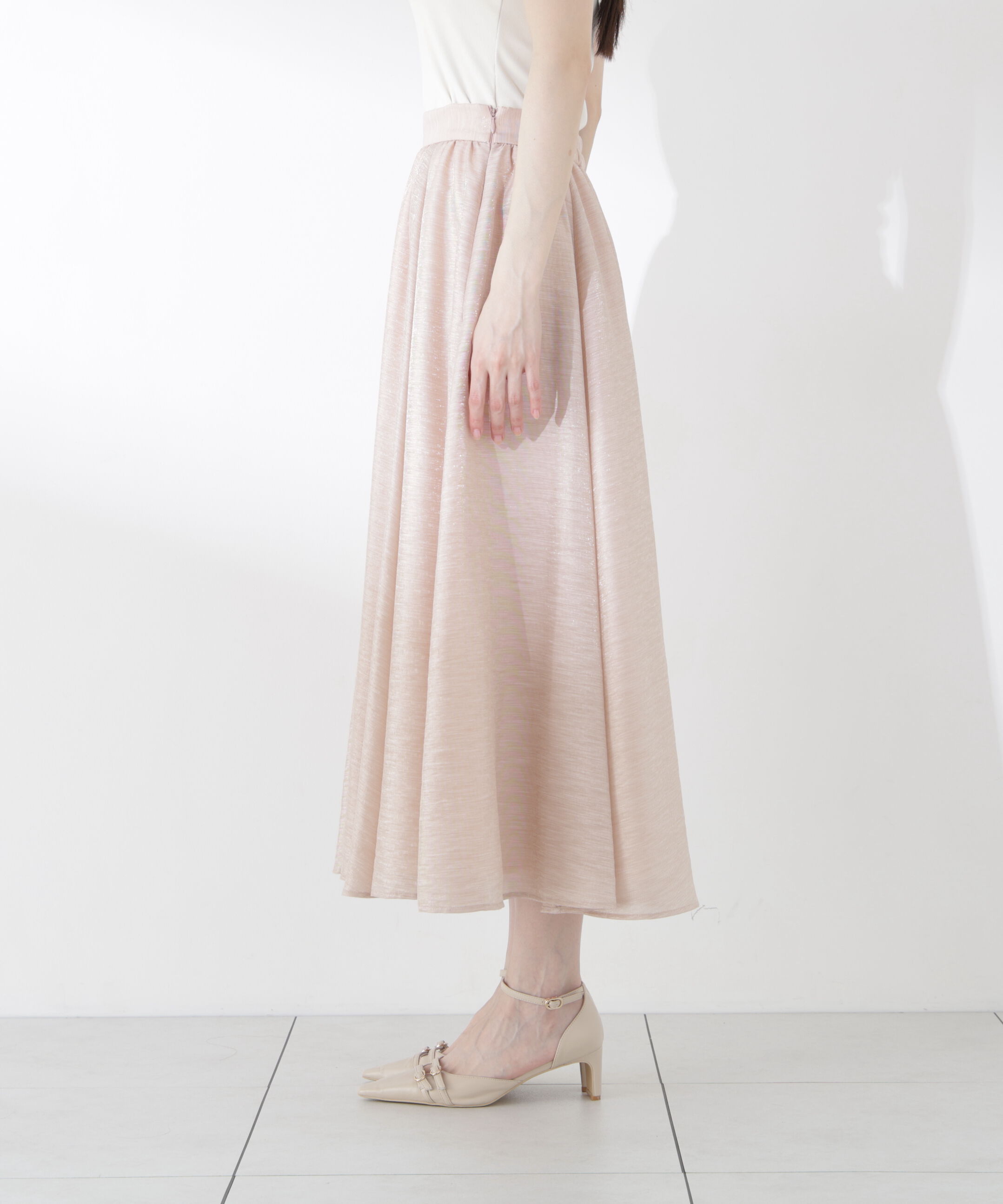 PROPORTION BODY DRESSING「ニュアンスサテンシャイニースカート」|スカート|