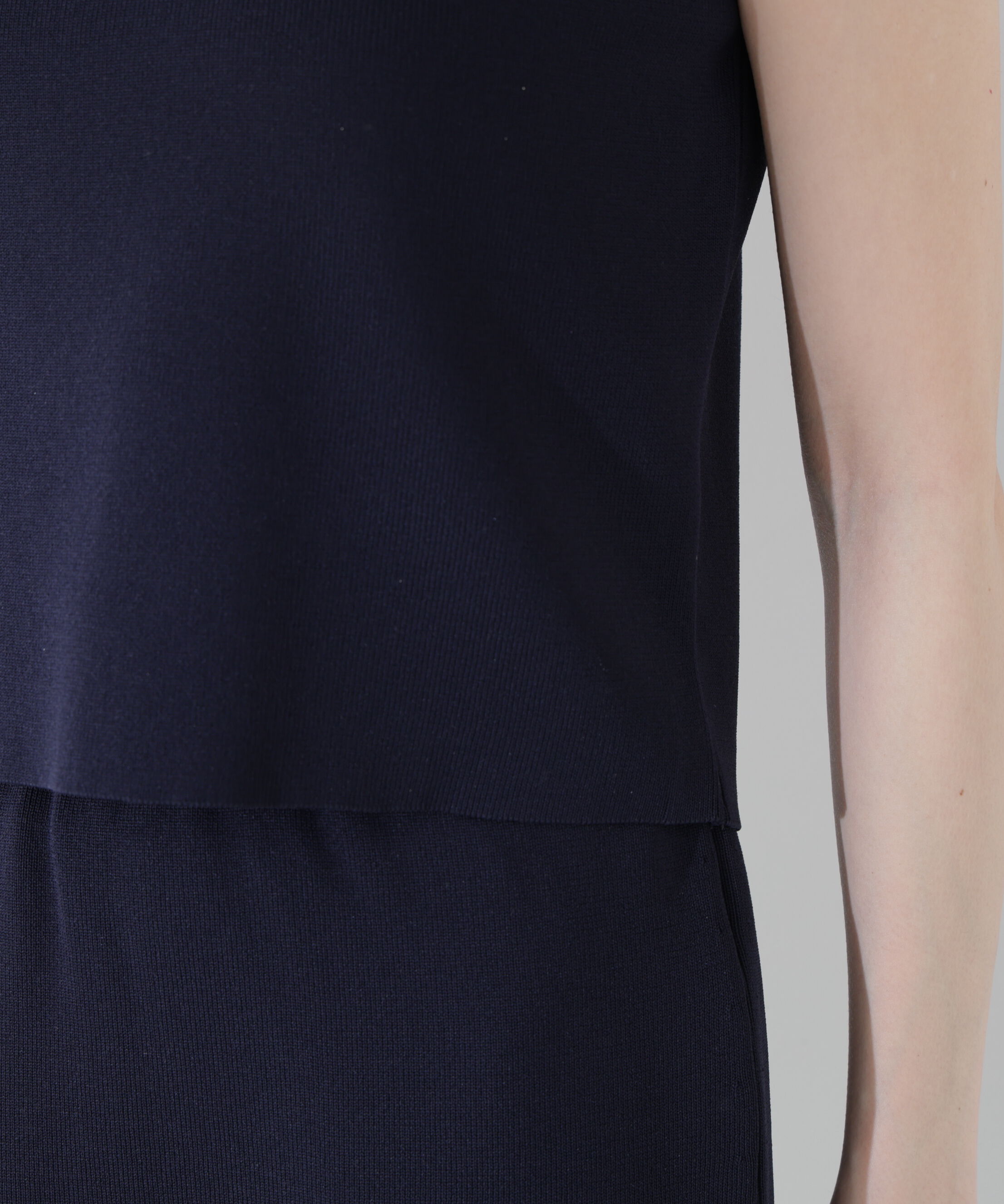 PROPORTION BODY DRESSING「＜EDIT COLOGNE＞衿ドッキングニットセットアップ」|ワンピース|