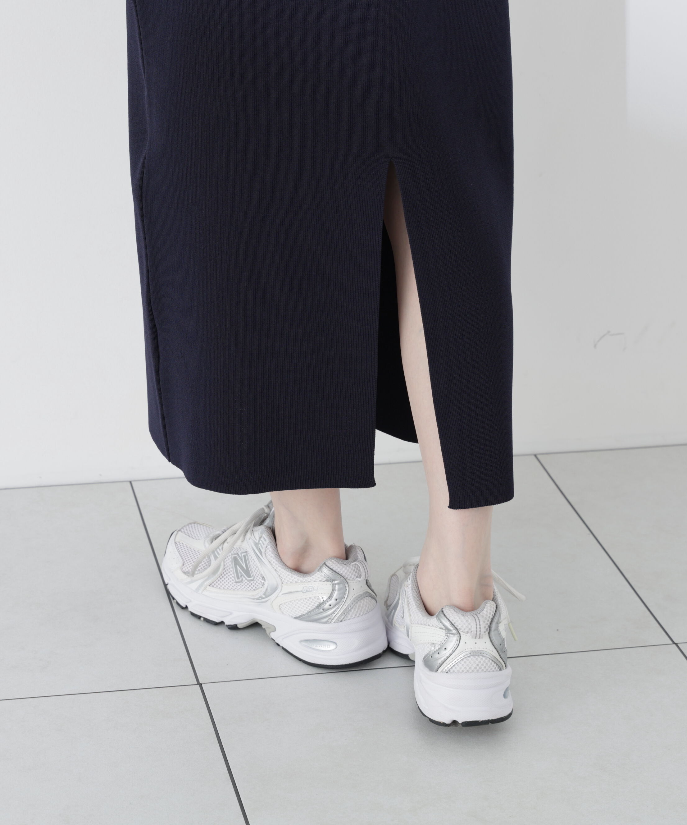 PROPORTION BODY DRESSING「＜EDIT COLOGNE＞衿ドッキングニットセットアップ」|ワンピース|