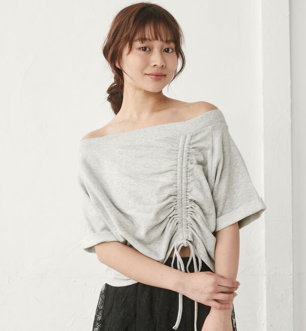 archives「アシメドロストスウェットＰＯ」|Tシャツ・カットソー|GRAY