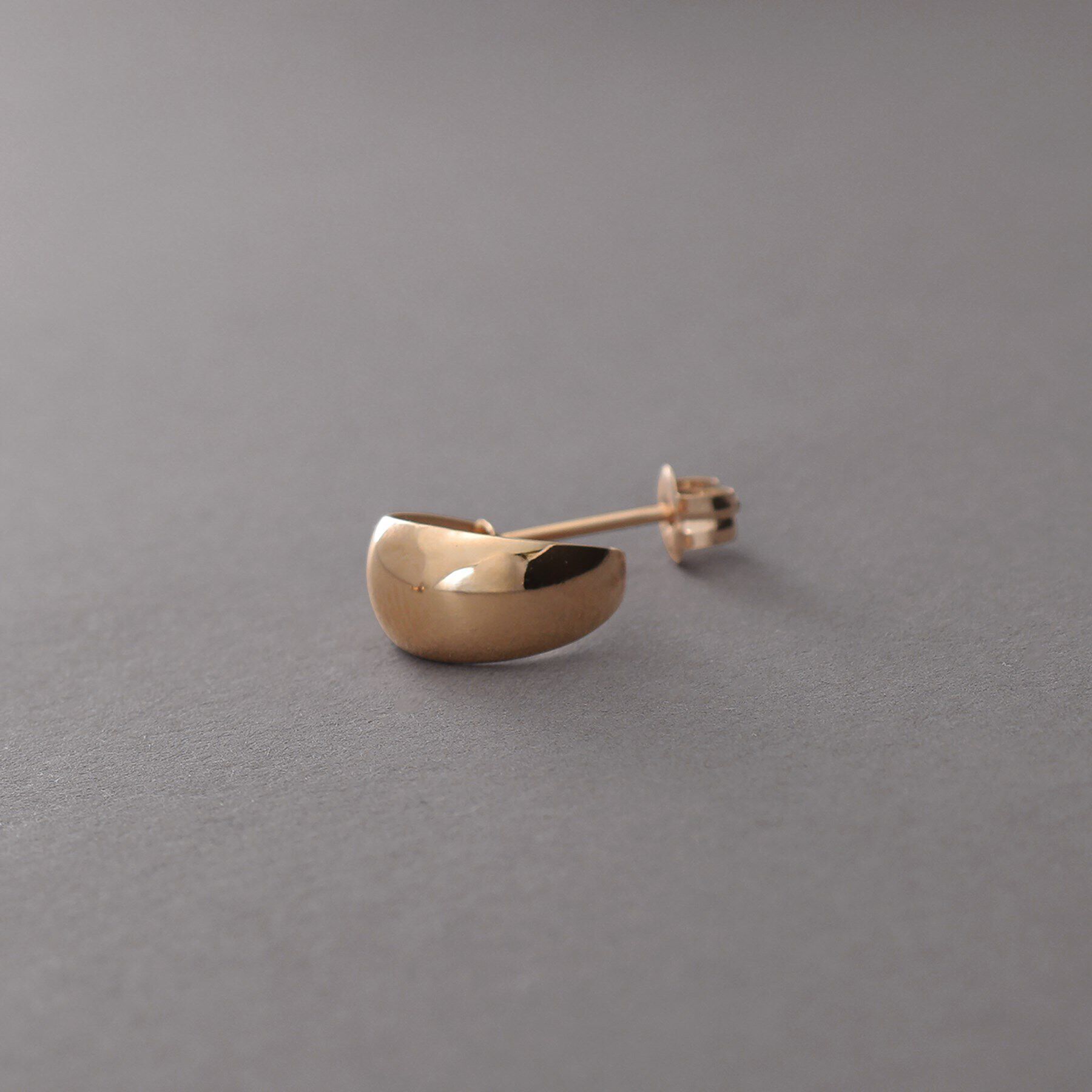 COCOSHNIK ONKITSCH「K10ドームフープピアス」|ピアス|