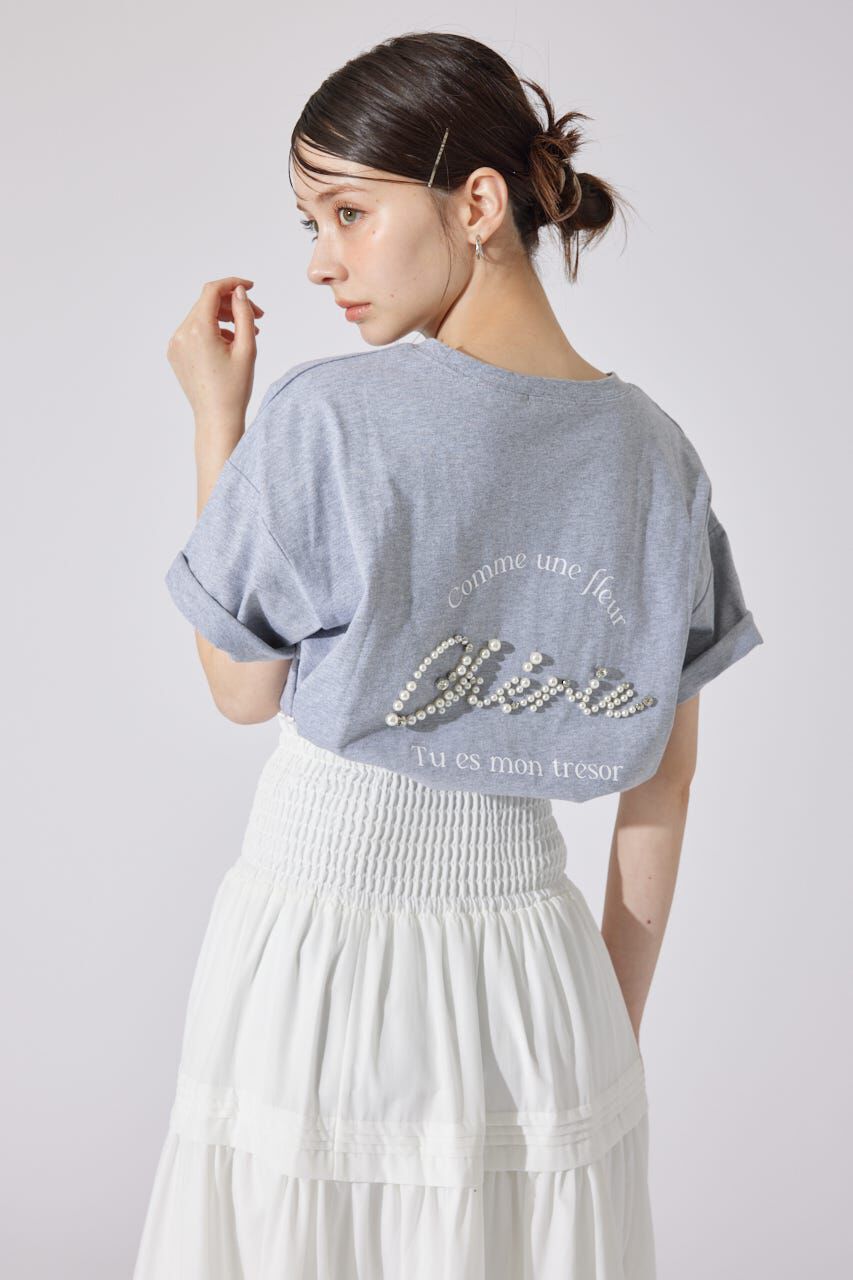 rienda「パールロゴビッグTシャツ」|Tシャツ・カットソー|