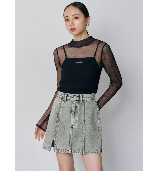 MURUA「サイドオープンデニムスカート」|スカート|