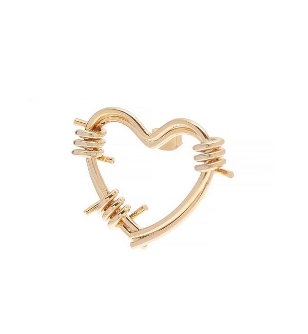 EVRIS「HEART MOTIF HOOP ピアス」|ピアス|