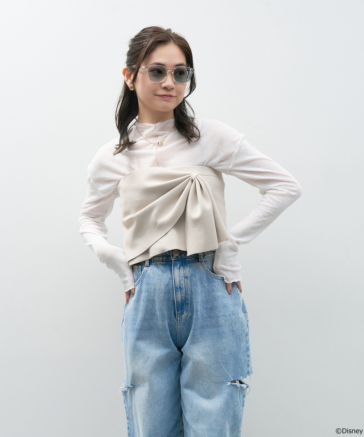  「ウェリントン型 サングラス Disney Collection created by Zoff &rdquo;Sunglasses&rdquo; ディズニー」|メガネ|