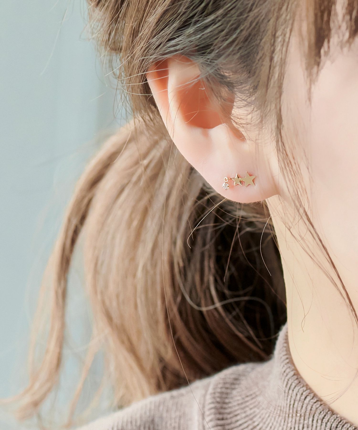 Phoebe「【K10】ステラシャインピアス/BOX付き」|ピアス|