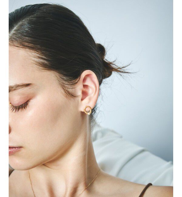 ete「パール オーバル ピアス」|ピアス|