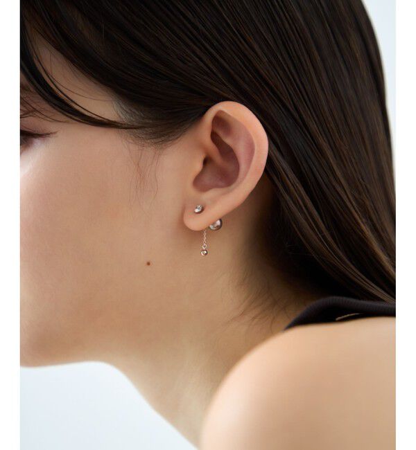 ete「[オーナメントピアス] パール/ビジュー」|ピアス|