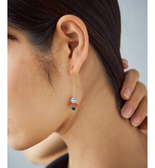 Jouete「ピアス ナチュラルストーン」|ピアス|