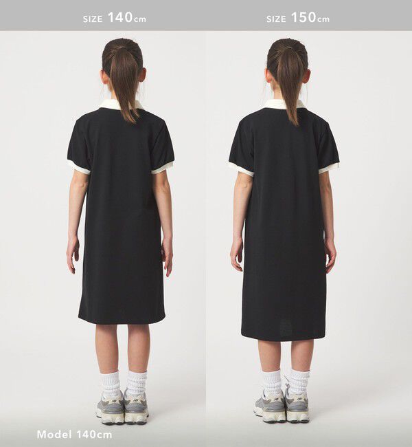 UNITED ARROWS green label relaxing「バイカラー カノコ ポロワンピース / キッズ  140cm-160cm」|ワンピース|
