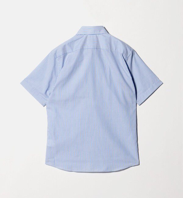 UNITED ARROWS green label relaxing「エブリット TC パナマ ストライプ スタンダード ボタンダウン ショートスリーブ シャツ -イージーアイロン」|シャツ・ブラウス|