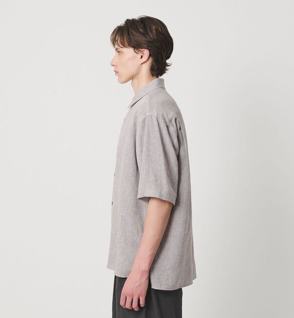 BEAUTY&YOUTH UNITED ARROWS「ツイスト リネンブレンド レギュラーカラー シャツ FORM型」|シャツ・ブラウス|