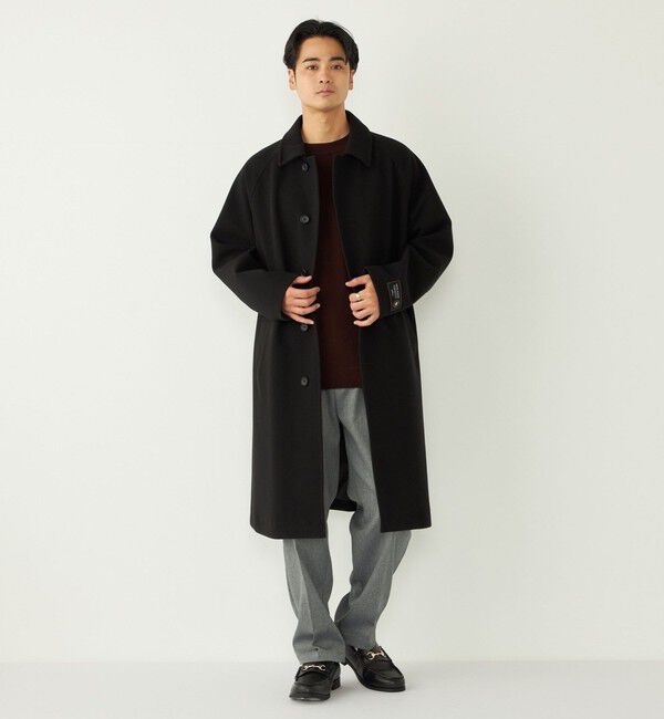 SHIPS Colors 「SHIPS Colors:ウール ミックス ロングコート」|ステンカラーコート|