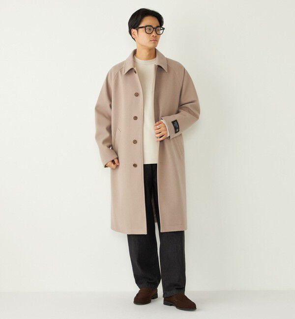 SHIPS Colors 「SHIPS Colors:ウール ミックス ロングコート」|ステンカラーコート|