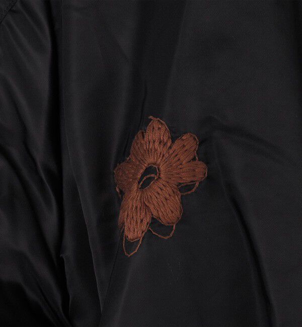 SHIPS「NOMARHYTHM TEXTILE: FLOWER EMBROIDERY FLIGHT JACKET」|ブルゾン・スタジャン|
