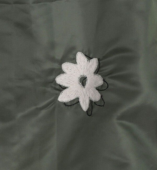 SHIPS「NOMARHYTHM TEXTILE: FLOWER EMBROIDERY FLIGHT JACKET」|ブルゾン・スタジャン|