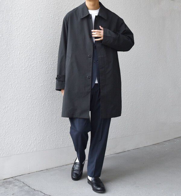 SHIPS any「SHIPS any:〈撥水加工〉タスラン SOLOTEX(R) ステンカラー コート 26SS◇」|ステンカラーコート|