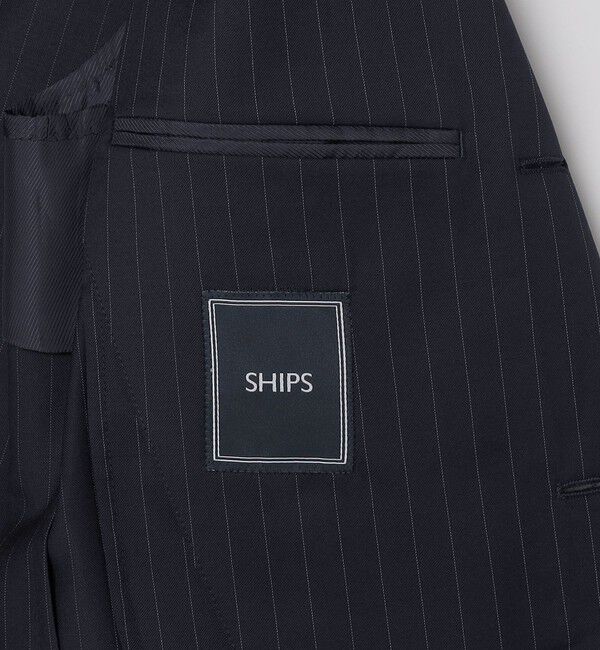 SHIPS「SHIPS: CANONICO ライト アンストラクチャード ストライプ スーツ」|スーツ|
