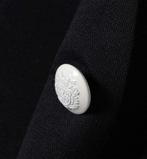 SHIPS for women「SHIPS Primary Navy Label:カラー レス ジャケット」|ノーカラージャケット|